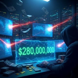 2억 8천만 달러 암호화폐 탈취!