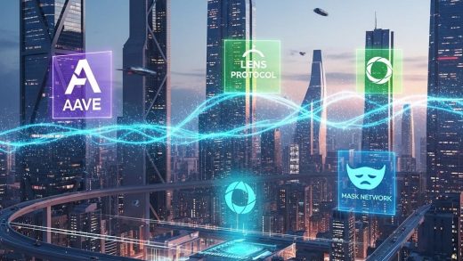 Aave, Lens 프로토콜 Mask Network로 이관