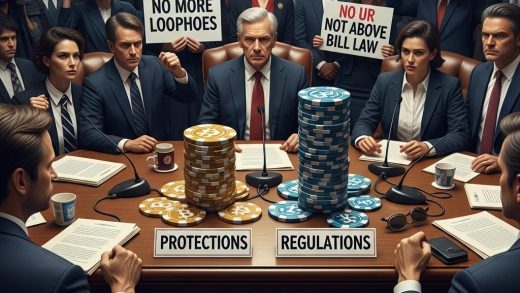 암호화폐 법안 난항, 개발자 보호 삭제 요구