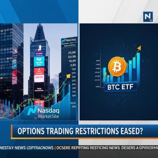 나스닥, 비트코인 ETF 옵션 제한 폐지 추진