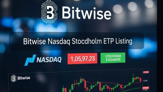 비트와이즈, 나스닥 스톡홀름 ETP 상장