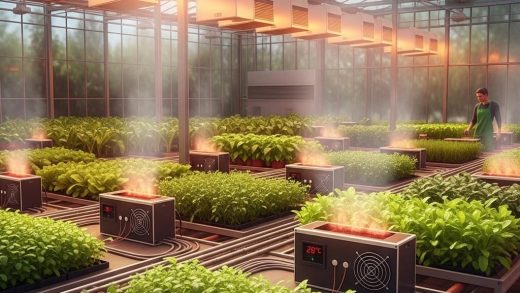 비트코인 채굴열, 온실 난방에 희망을 쏘다