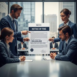 넥소, '위험 대출' 논란에 50만 달러 벌금