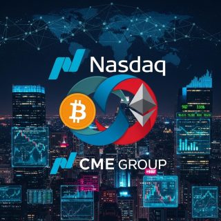 나스닥 CME, 암호화폐 지수 협력 강화