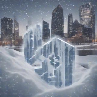 미국 한파, 비트코인 해시 급감