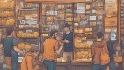 미국 상인 40% 암호화폐 결제 도입