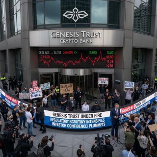 트럼프 암호화폐 은행 설립 심사 논란