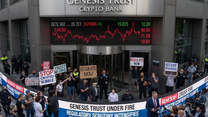 트럼프 암호화폐 은행 설립 심사 논란