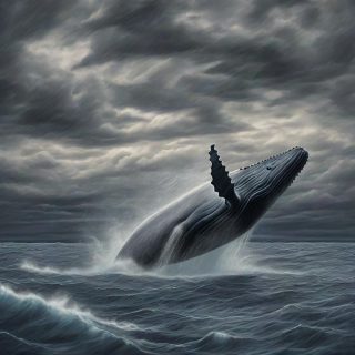 고래 움직임 포착 하락장 신호?