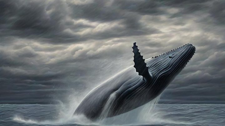 고래 움직임 포착 하락장 신호?