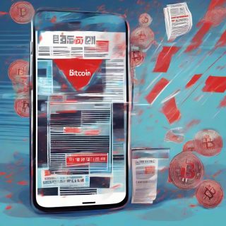 중국 신문 비트코인 갈취 사기 경고